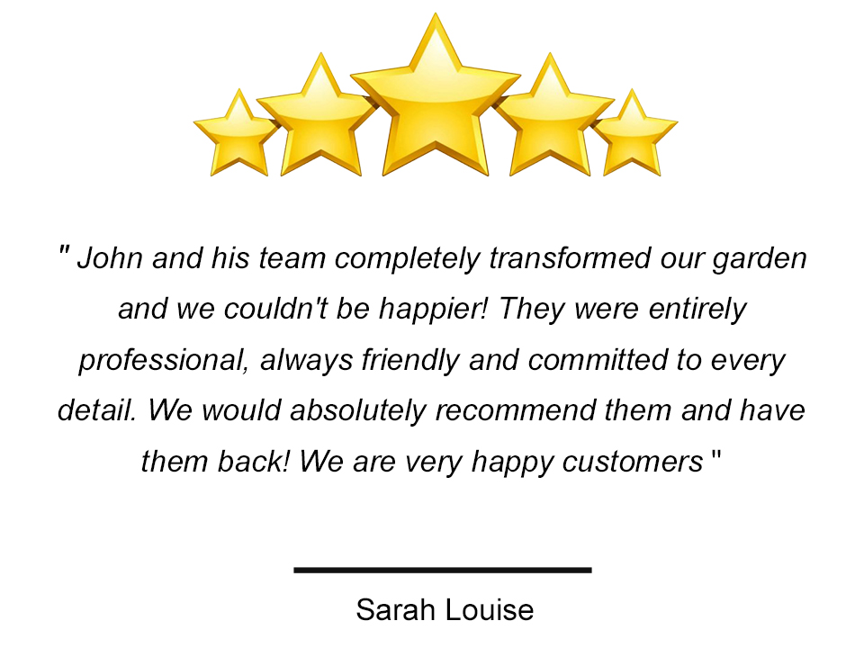 5 star review image,j,truscott,saint austell,12x9cm